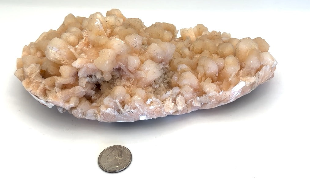 Peach Stilbite Crystal Cluster